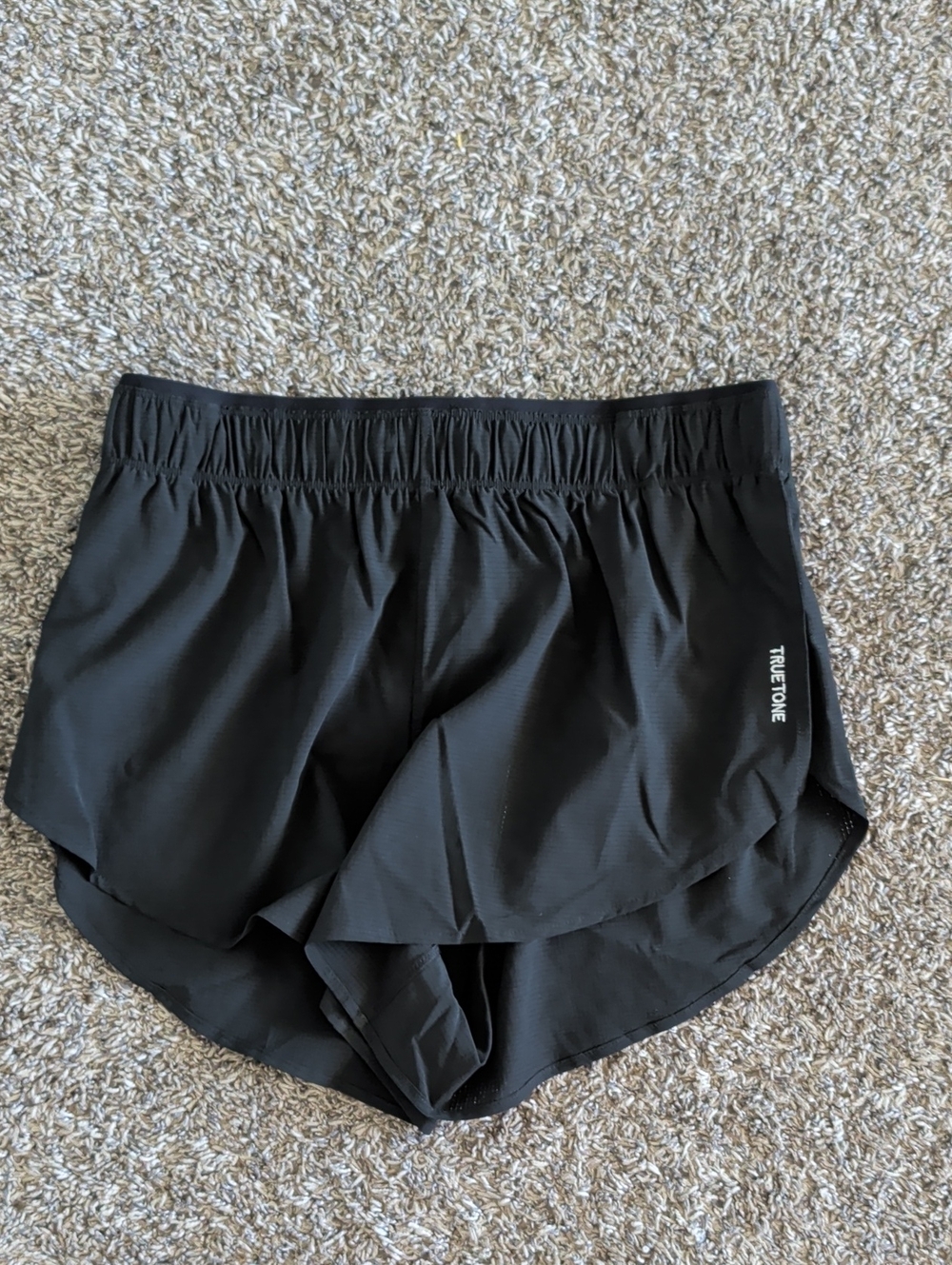Women's Black Athletic Running Shorts